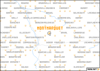 map of Montmarquet
