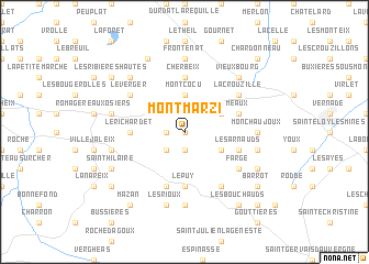 map of Montmarzi