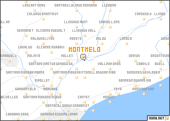 map of Montmeló