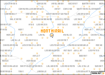 map of Montmirail