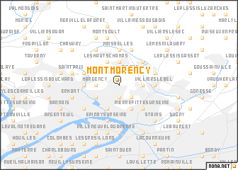 map of Montmorency