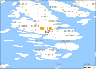 map of Montola