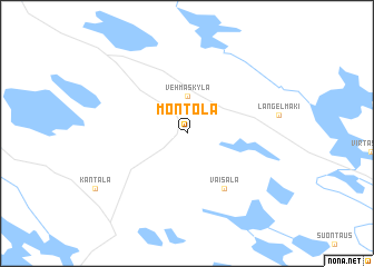 map of Montola