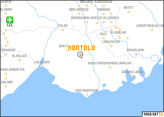 map of Montolo