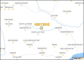 map of Montorio