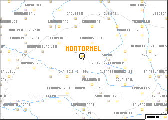 map of Mont-Ormel