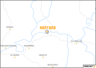 map of Montoro