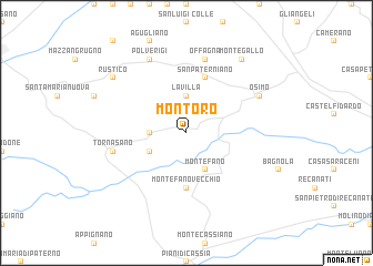 map of Montoro