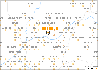 map of Montosua