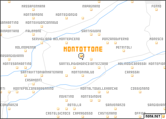 map of Montottone