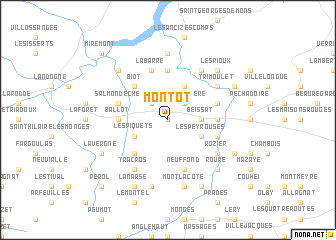 map of Montot