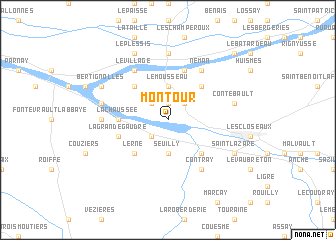 map of Montour