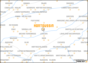 map of Montoussin
