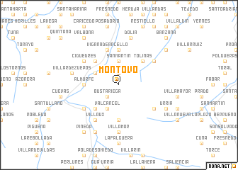 map of Montovo