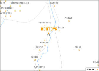 map of Montoya