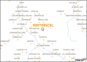 map of Montpascal