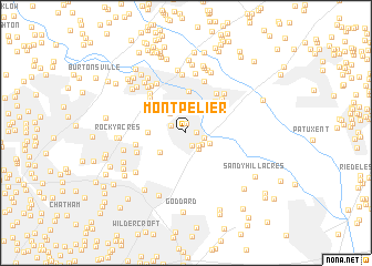 map of Montpelier