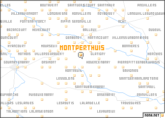 map of Montperthuis