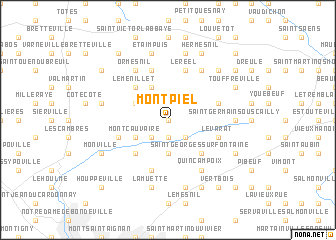 map of Mont-Piel