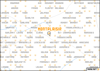 map of Montplaisir