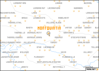 map of Montquintin