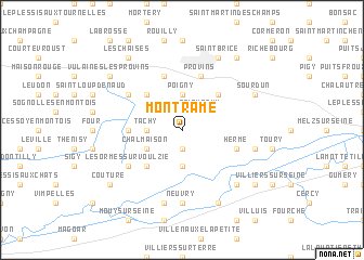 map of Montramé