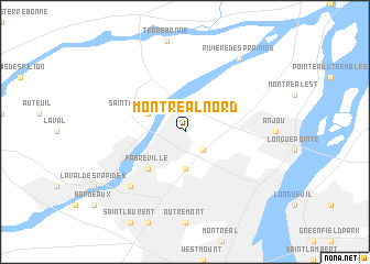 map of Montréal-Nord