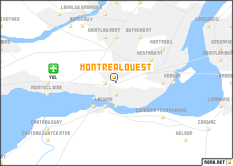 map of Montréal-Ouest