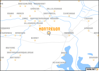 map of Montredon