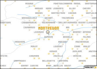 map of Montredon