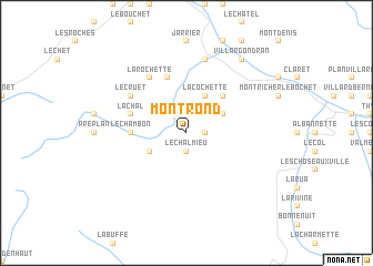 map of Montrond