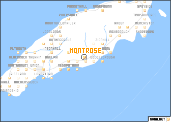 map of Montrose