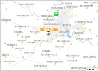 map of Montrose