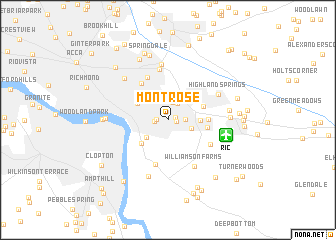 map of Montrose