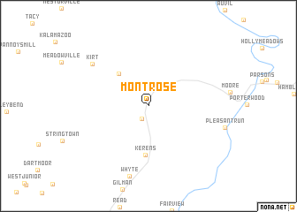 map of Montrose