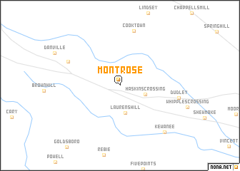 map of Montrose