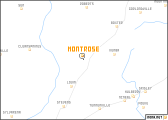 map of Montrose