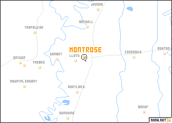 map of Montrose