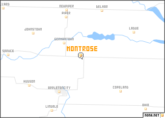 map of Montrose