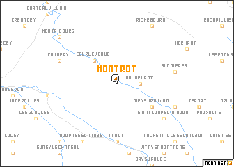 map of Montrot