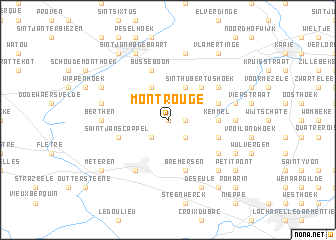 map of Mont Rouge