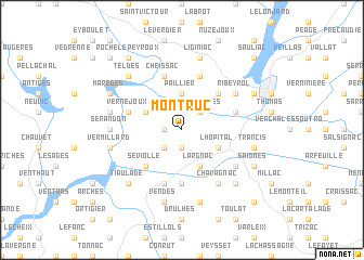 map of Montruc