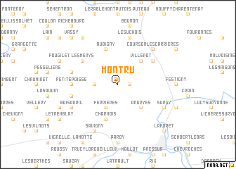 map of Montru