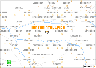 map of Mont-Saint-Sulpice