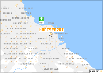 map of Montserrat