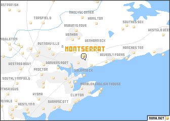 map of Montserrat