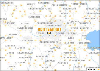 map of Montserrat