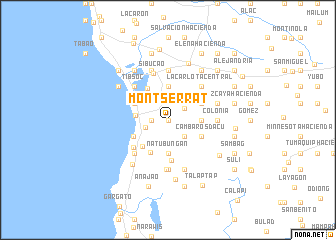 map of Montserrat