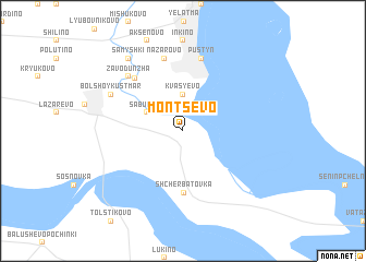map of Montsëvo