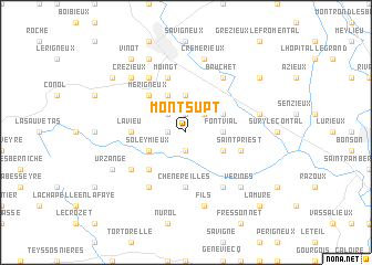 map of Mont Supt